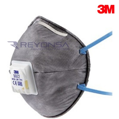 3M 9922 Ffp2 Ventilli Gaz Ve Toz Sis Maskesi